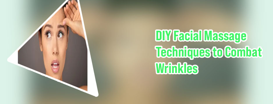 Face massage to avoid wrinkles