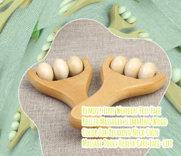 Face massager wooden