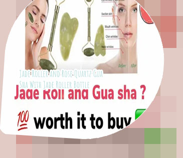 Jade gua sha before and after